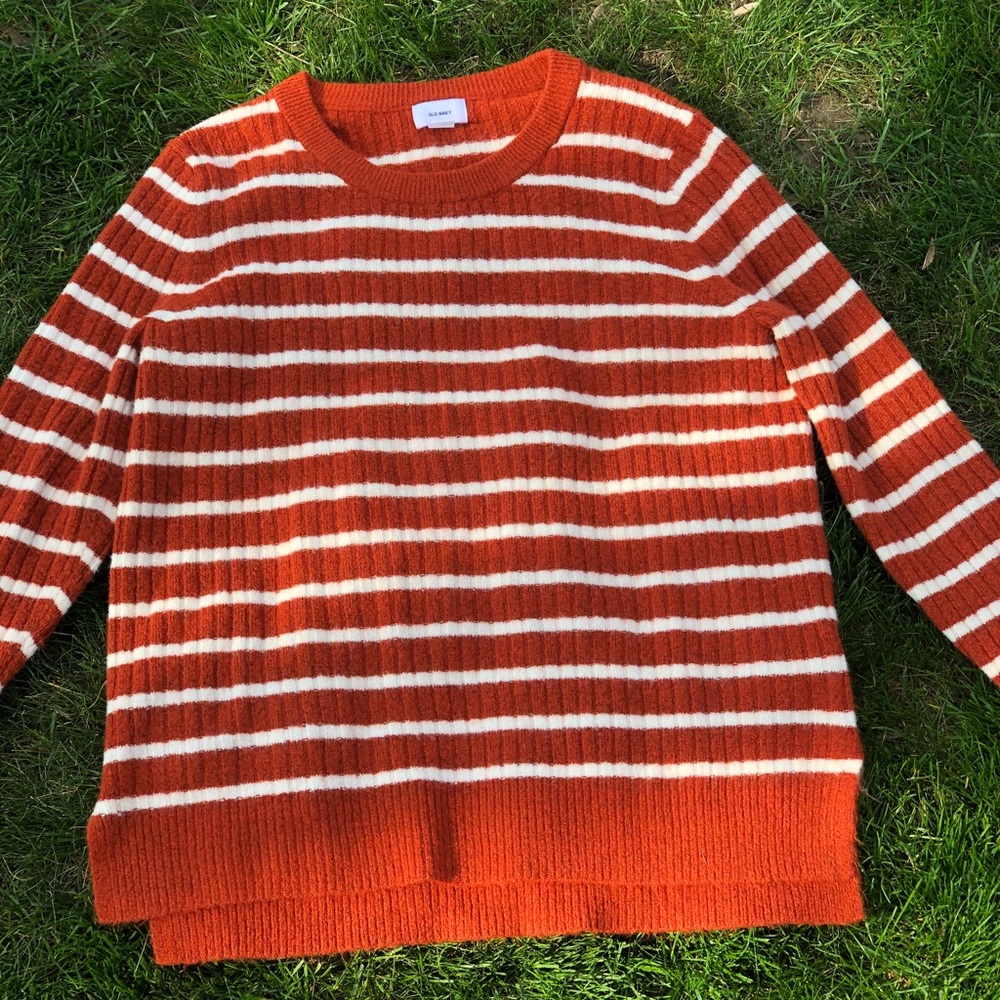 Old navy oversized striped sweater